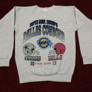 Dallas Cowboys Super Bowl XXVIII Sweater Large